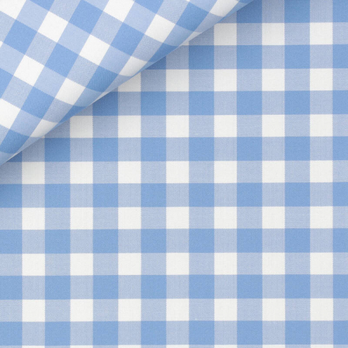 Twill Check Pattern Blue