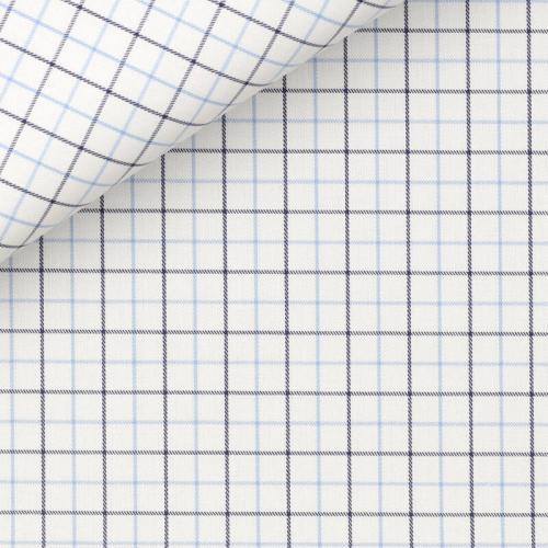 Twill Check Pattern Blue