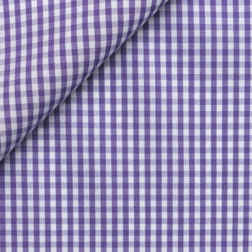 Poplin Check Pattern Purple