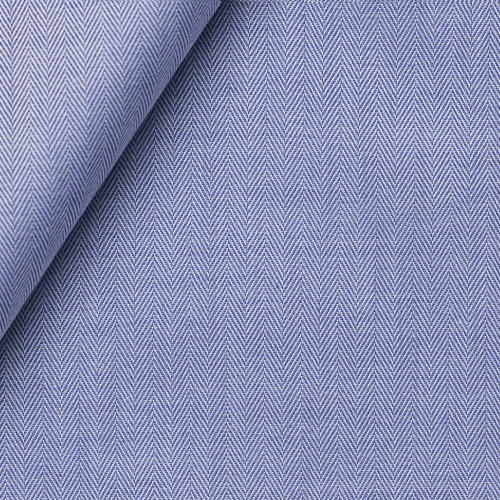 Plain Blue Herringbone