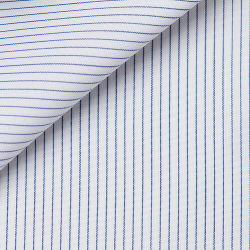 Blue Stripes Poplin (easy care)