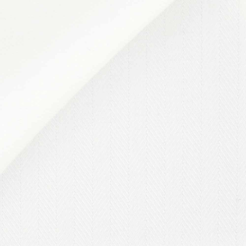 Herringbone Plain White