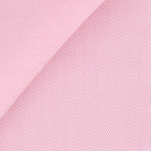 Herringbone Plain Pink