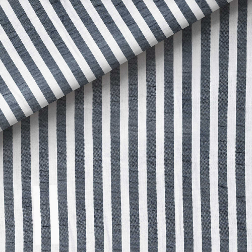 Seersucker Plain Grey