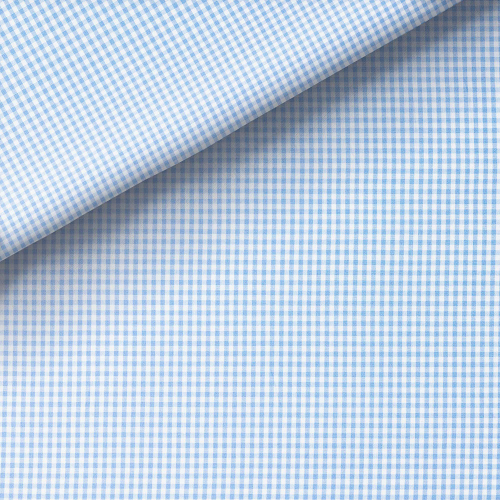 Poplin Check Pattern Blue