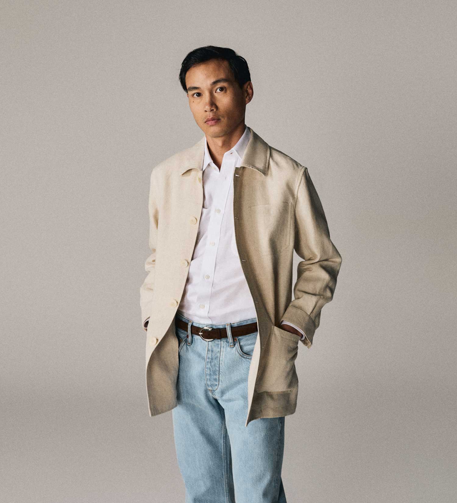 The Linen Work Jacket