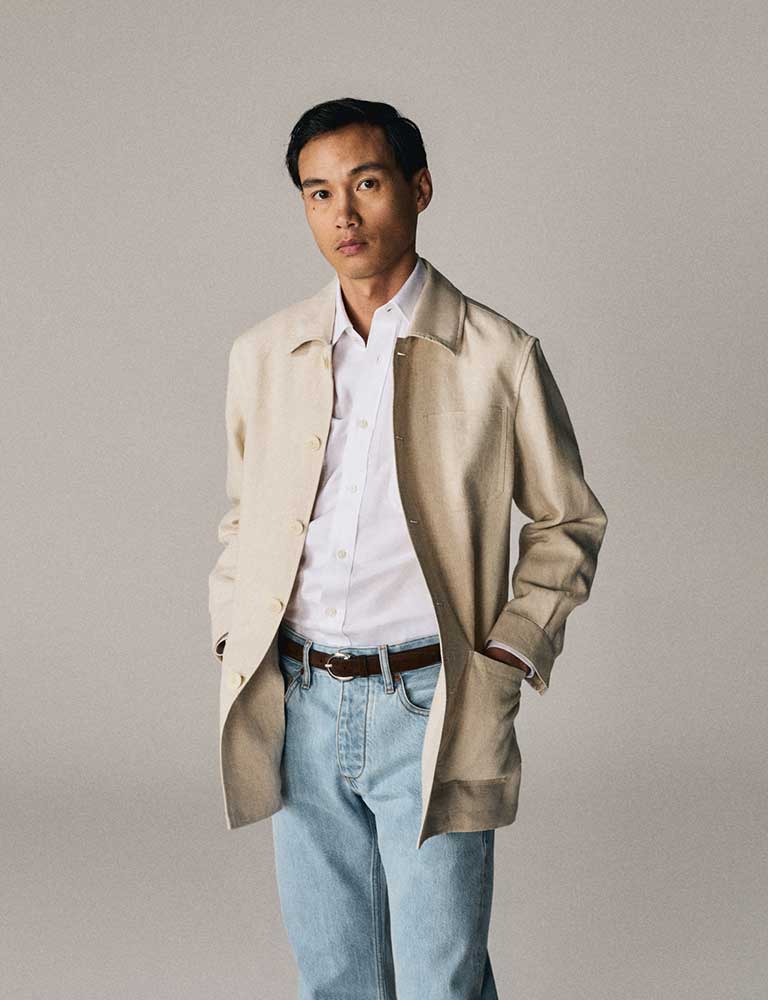The Linen Work Jacket
