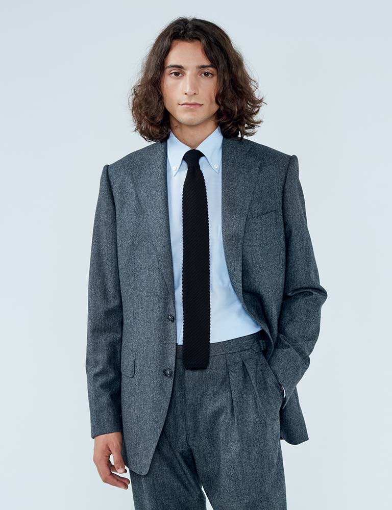 Grey flannel suit