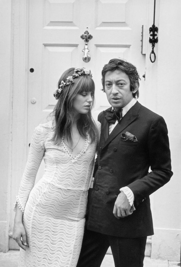 Jane Birkin and Serge Gainsbourg's wedding