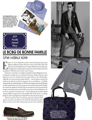 Article Paris Capitale - Made-to-measure shirt's Gift Box Swann