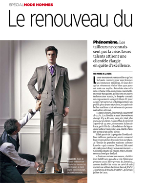 Newspaper Le Point - made to measure