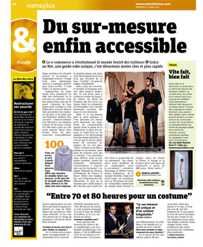 Newspaper Metro - Of Finally accessible bespoke