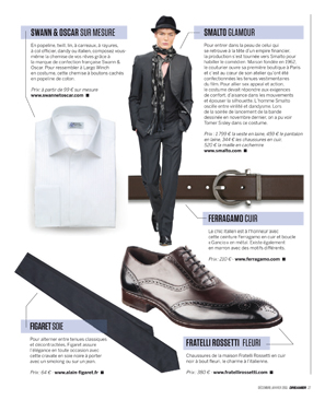 Magazine Dreamer - White Tuxedo Shirt