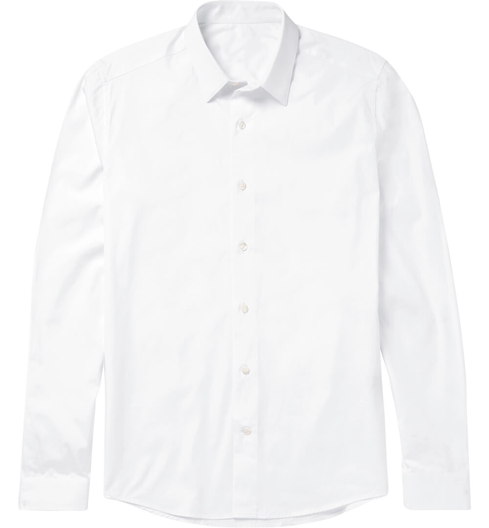 Fitted white shirt