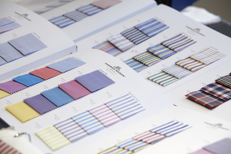 Swann Paris boutique Tab collar bespoke shirt