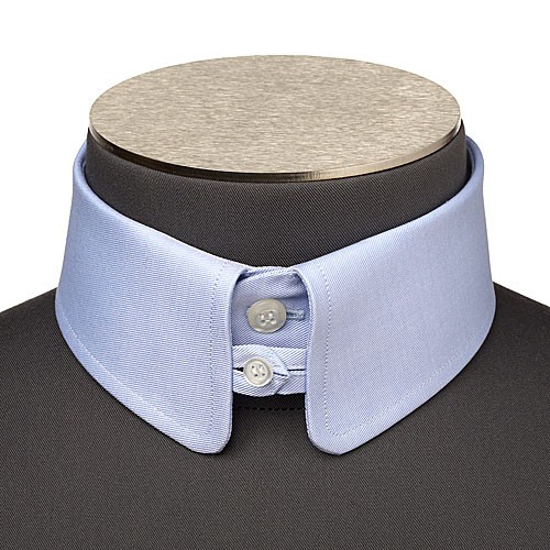 Rounded Tab collar bespoke shirt Swann Paris