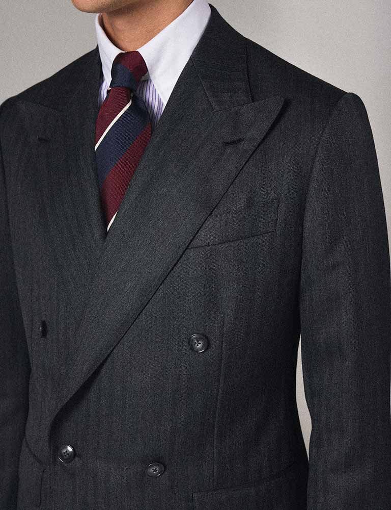 Tab collar shirt style men Swann Paris