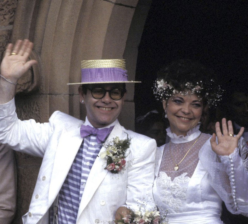 Elton John's wedding