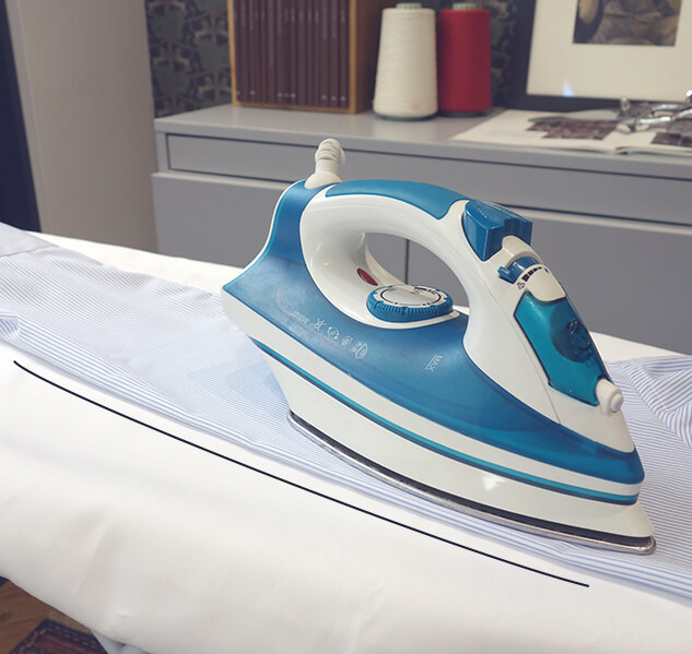 Ironing a sleeve